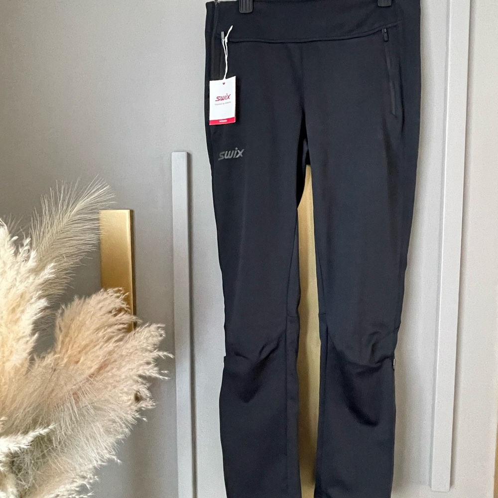Swix Women's Black Softshell Ski Tights